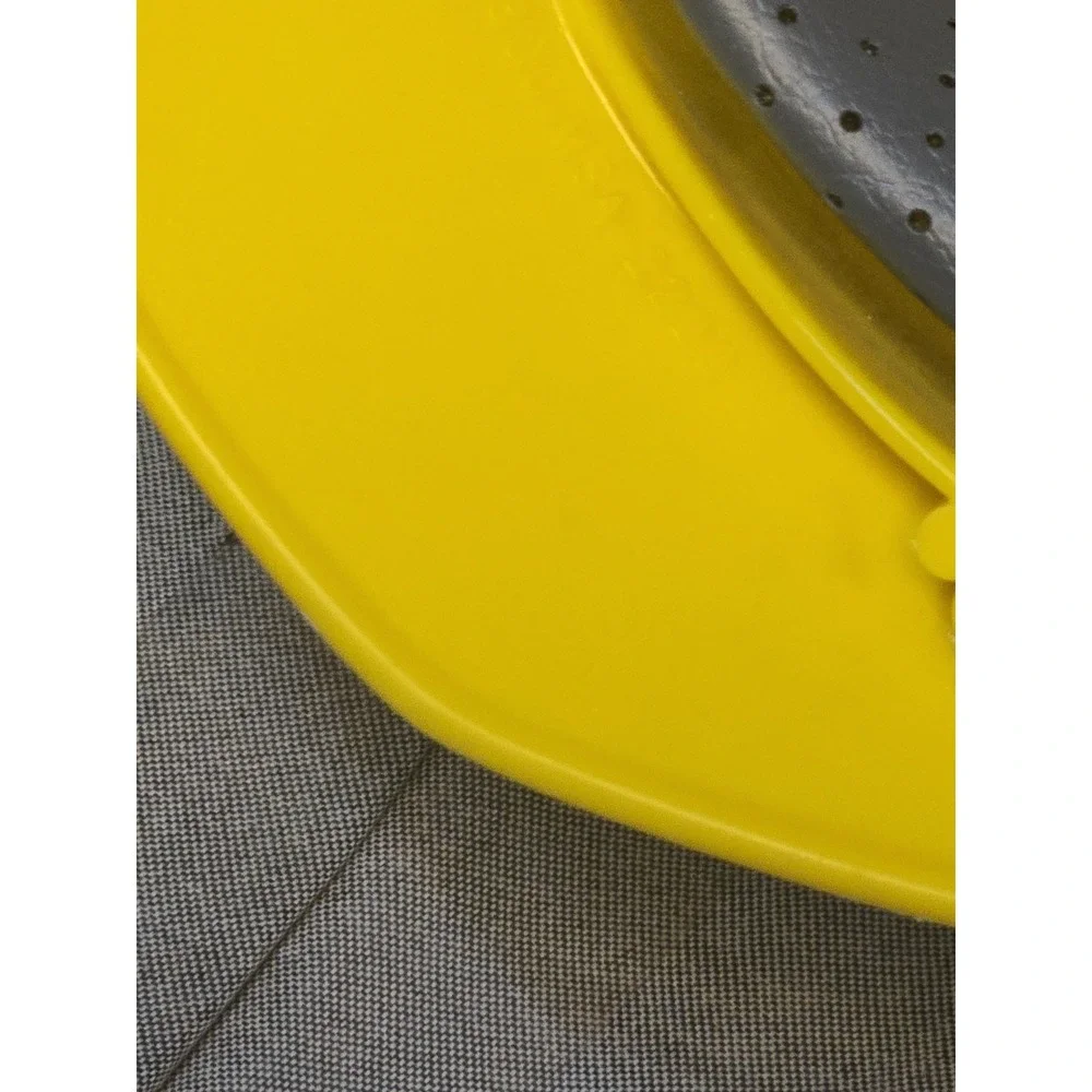 Vintage Kiewit PKS Hard Hat Construction Safety Helmet Yellow Think Safety Decal
